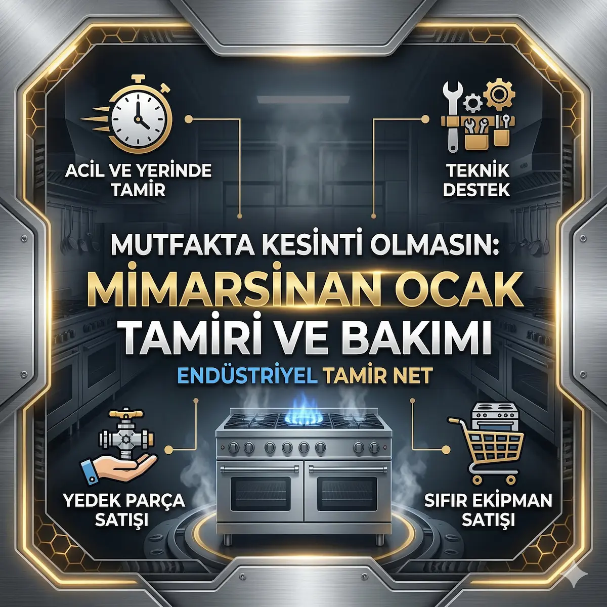 Mutfakta Kesinti Olmasın: Mimarsinan Ocak Tamiri ve Bakımı